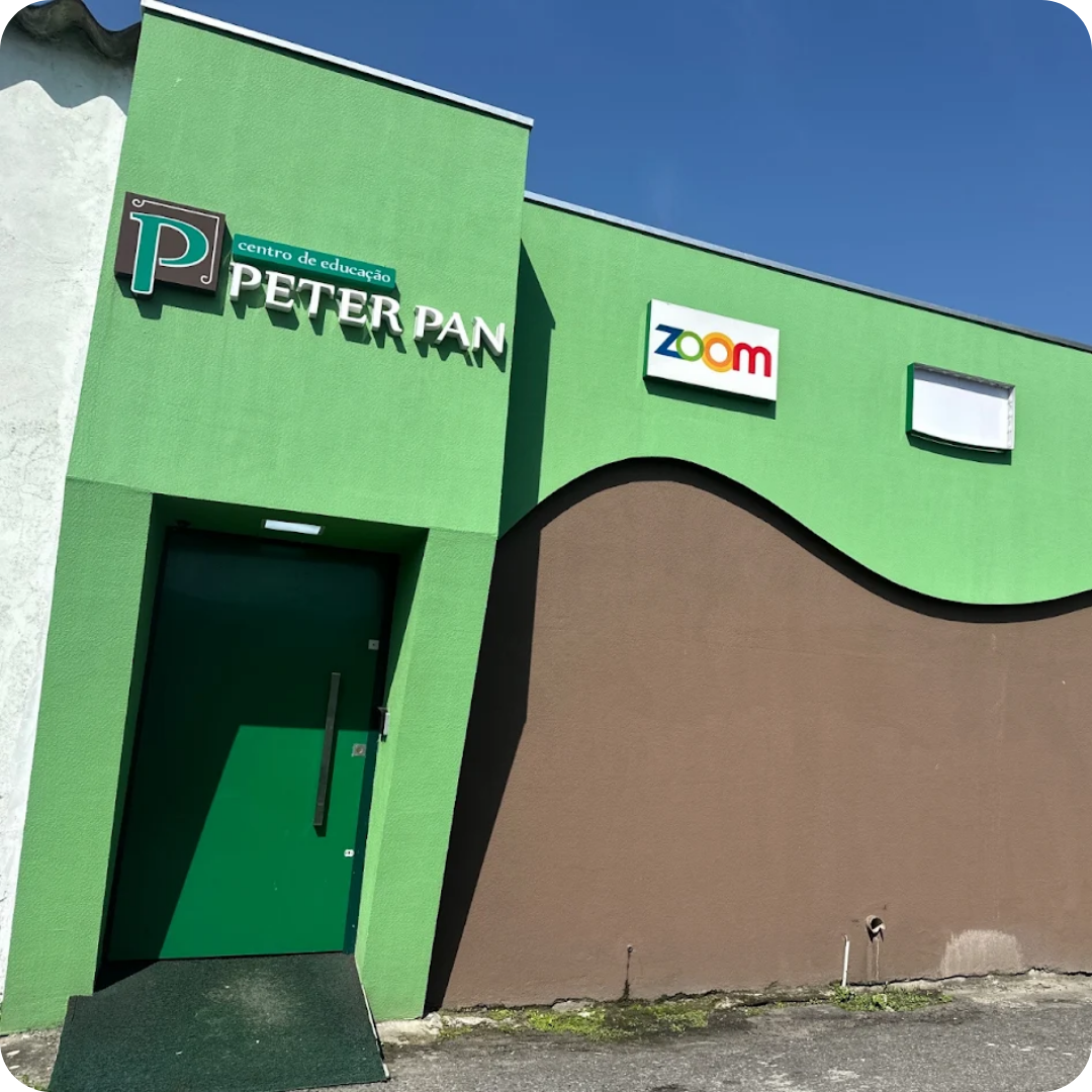 Fachada da unidade São João das Escolas Peter Pan